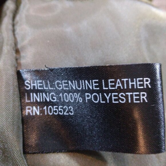 Pretty Face Olive/Army Green Suede Button Front Jacket/Coat Size Small - Picture 11 of 12